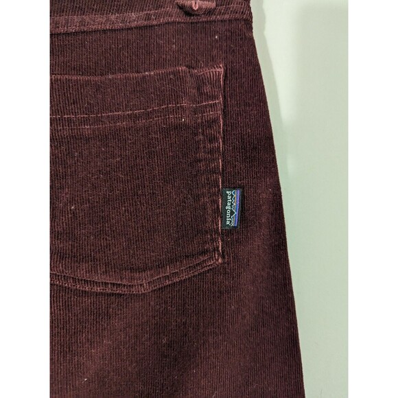 Patagonia Womens Burgundy Corduroy Mini Skirt Sz 6 Outdoor Academia Preppy - Picture 4 of 6